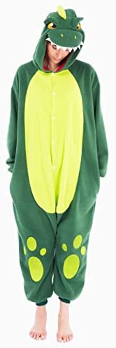 Spooktacular Creations Halloween Dalmatian Dragon Cow Costume, Animal Costume Hooded Jumpsuit for Halloween Cosplay Party
