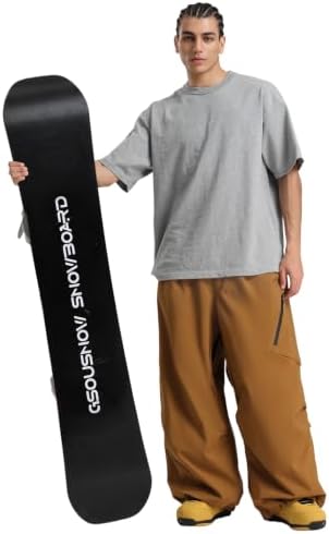 GSOU SNOW Womens Mens Snowboard Pants Baggy Snow Ski Pants for Snowsports