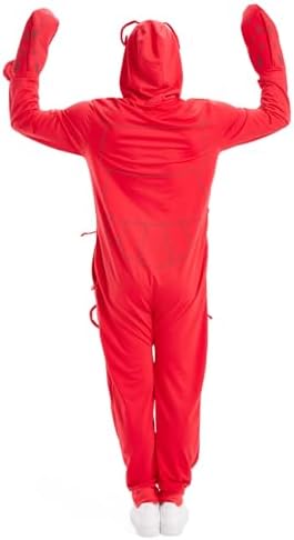 Tipsy Elves Men's Halloween Costume - Funny Halloween Sea Creature Jumpsuit for Adults