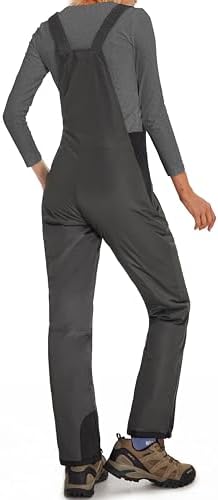 DAFENGEA Women's Ski Snow Bibs Adjustable Straps Overalls