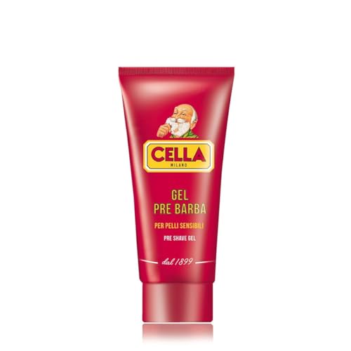 Cella Milano Luxury Italian Wet Shaving 4-Piece Grooming Bundle – Shave Cream, Pre-Shave Gel, Aftershave Balm & Aftershave Lotion | Traditional Barber Formula Since 1899