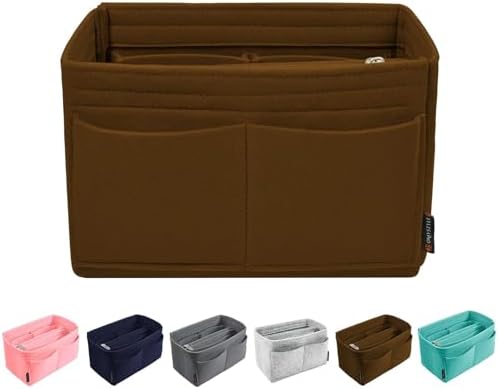 OMYSTYLE Purse Organizer Insert, Felt Tote Bag Organizer Insert with 5 Sizes, Handbag Dividers for Inside Purse, Compatible with Longchamp, Neverful, Speedy and More