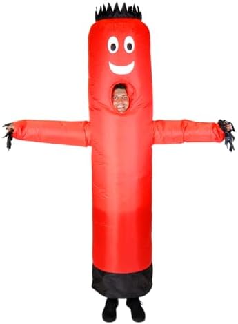 LookOurWay Inflatable Tube Man Costume - Wacky Wavy Arm Guy Funny Inflatable Halloween Costume