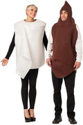 Rasta Imposta Poop and Toilet Paper 2 Piece Couples Costume Mens Womens Adult