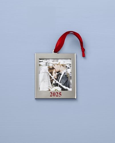 Lenox 2025 Christmas Picture Frame Hanging Ornament