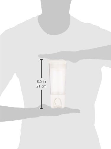 Better Living Products 72350 Clear Choice 3-Chamber Shower Dispenser, White (Pack of 6)