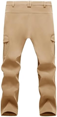 MAGCOMSEN Snow Pants for Men Fleece Lined Softshell Winter Men's Ski Pants