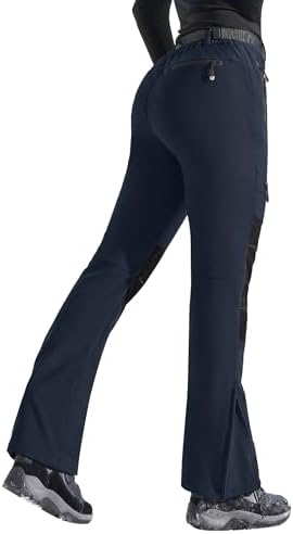 Snow Pants Womens Ski Pants Waterproof Insulated Softhell fleece lined