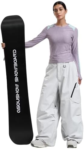 GSOU SNOW Womens Mens Snowboard Pants Baggy Snow Ski Pants for Snowsports