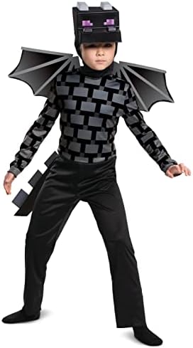 Minecraft Boys' Minecraft Ender Dragon Costume for Kids, Video Game Inspired Character Outfit