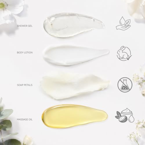 Spa Luxetique White Jasmine 15pc Spa Gift Baskets Gifts for Women Spa Gifts