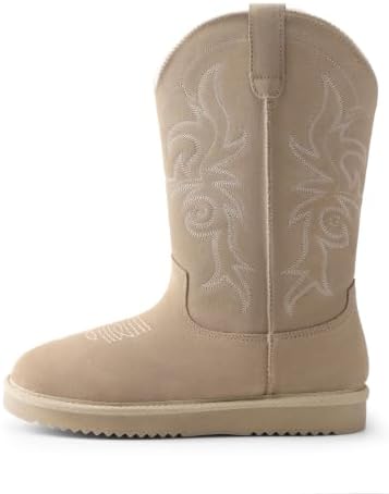DREAM PAIRS Cowboy Boots for Women Western Winter Boots