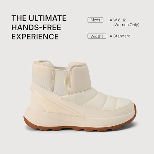 Kizik Juno 2 Low Slip On Snow Boots for Women: Durable Rubber Soles for Any Terrain, Faux Fur Lining for Warmth During Winter Daily Wear