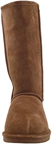 Bear Paw Women’s Emma Tall Classic Suede Slip On Boots, Comfortable Winter Boots, Multiple Sizes