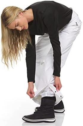 Women's Snow Ski Pants Water Resistant Softshell Insulated Flare for Snowboarding Hiking Winter Outdoor Pants