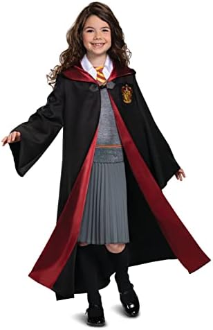 Disguise Hermione Granger Girls Costume, Deluxe Official Harry Potter Wizarding World Costume, Kids Size (7-8)