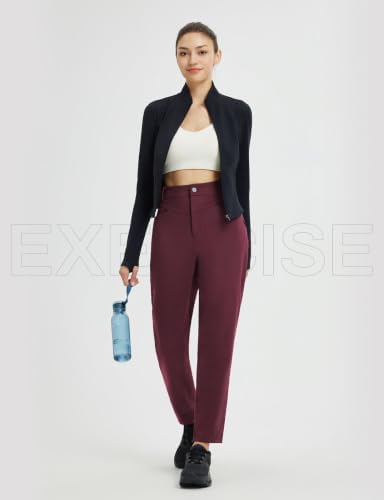 baleaf Womens Fleece Lined Pants with 5 Pockets Thermal Cold Gear