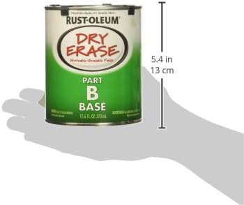 Rust-Oleum 241140-2PK Specialty Dry Erase Brush-On Paint Kit, White, 2 Pack