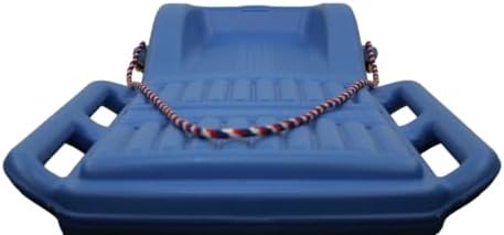 The Original Retro Racer Snow Sled by Confer Plastics, Durable Design for All Ages, Made in USA. Available in Single or 2 Pack