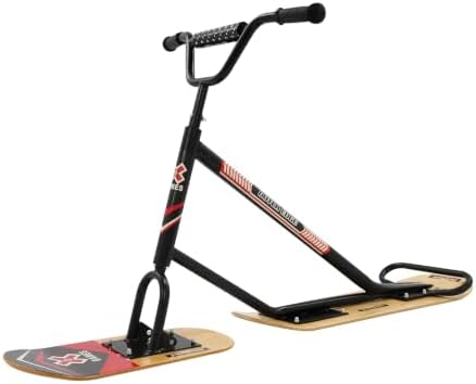Snow Scooter/Ski with 360° Steering 100kg/220.46 lbs Capacity