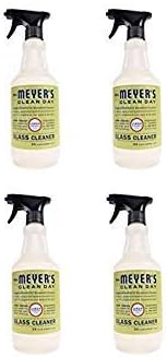 Mrs. Meyer's Clean Day Glass Cleaner, Lemon Verbena, 24 Fluid Ounces (4)