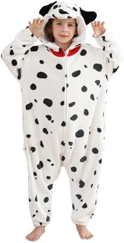 SimZoo Kids Animal Onesie Pajamas Halloween Costumes Cosplay 4-13Y