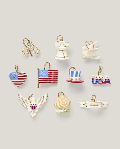 Lenox Tree of Independence 10-Piece Mini Ornament Set