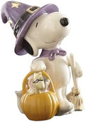 Lenox Peanuts Snoopy Bewitching Treats Halloween Figurine, 4.38-in