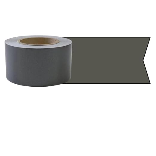Universal/TFX 2" x 50' Solid Pinstripe Automotive Pinstriping Tape for Cars, Trucks, suvs, and More (136 Medium Marine Gray/Battleship Gray)