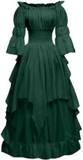 Women's Gothic Witch Dress Medieval Renaissance Costume Victorian Dress
