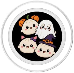 Squishy Dumpling Halloween Costume Kawaii PopSockets PopGrip for MagSafe
