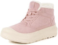 Eagsouni Womens Snow Boots Suede Leather Winter Shoes
