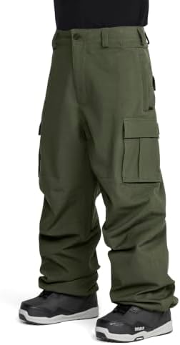 Volcom Men's Nwrk Baggy Snowboard Pant – 10k Waterproof Breathable 2-layer