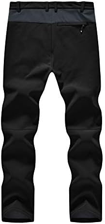 YSENTO Men's Snow Pants Fleece Lined Hiking Ski Winter Insulated Utility Work