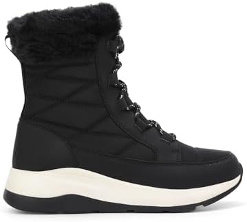 DREAM PAIRS Women's Mid Calf Warm Winter Snow Boots