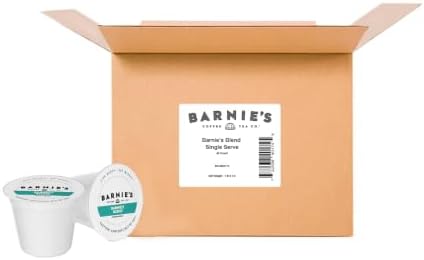 Barnie's Coffee Café Blend Single Serve Coffee Pods with Smooth and Balanced Blend of South and Central American Coffee, Medium Roast Compatible with Keurig Brewers, 48 Count