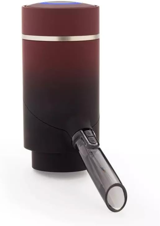 Wine Enthusiast Electric Blue Omega All-In-One Automatic Wine Opener & Preserver Set - Fully Electric Corkscrew with Charging Station & Accessories – Aerate Wines & Seal Bottles, 7 Piece Set (Ombre)