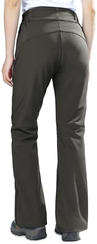 Outdoor Ventures Fleece Lined Waterproof Pants Women Ski Snow Hiking Warm