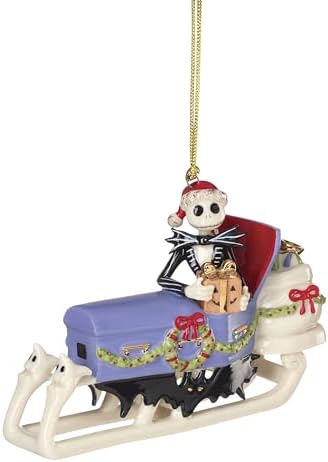 Lenox Jack Skellington Sledding Ornament