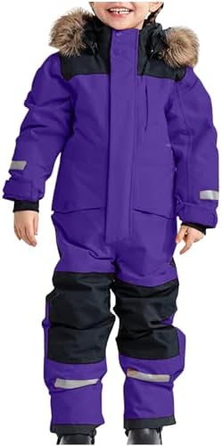 Snow Suit for Kids Boys Girls One Piece Winter Toddler Snowsuit