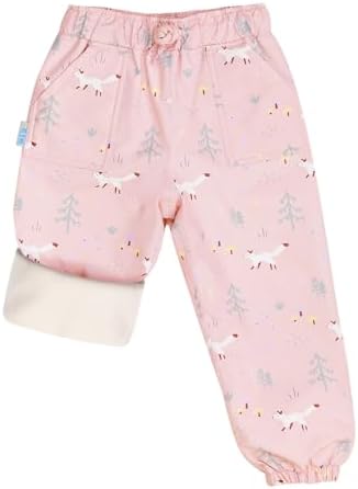 JAN & JUL Cozy-Dry Rain & Snow Pants for Toddlers