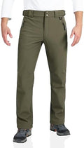 Outdoor Ventures Men's Fleece Lined Ski Snow Pants Waterproof Insulated