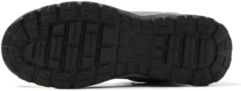 TSIODFO Men's Waterproof Snow Boots Leather Hiking Boot