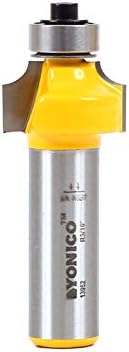 YONICO 13962 3/16-Inch Radius Round Over Edge Forming Router Bit 1/2-Inch Shank