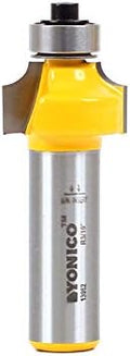 YONICO 13962 3/16-Inch Radius Round Over Edge Forming Router Bit 1/2-Inch Shank