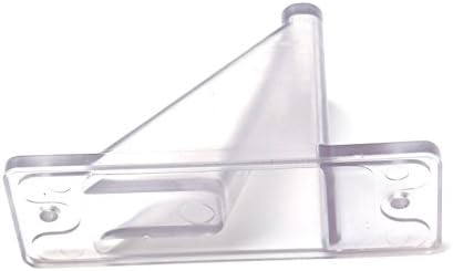 JSP Manufacturing Clear Plastic Mini Roof Snow and Ice Guard - Multi-Quantity Pack | Prevent Sliding Snow Stop Buildup (50)