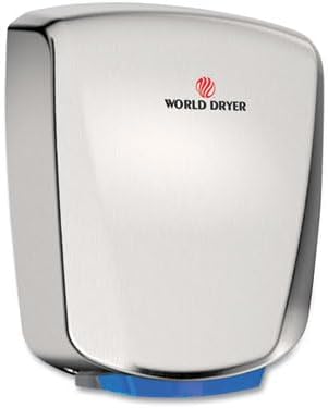 HEPA-Filtered VERDEdri, Brushed S/S, Surface-Mounted ADA Compliant, Energy-Efficient High-Speed Dryer, Universal Volt