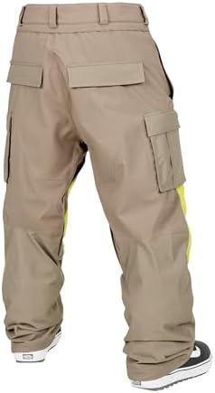 Volcom Men's Nwrk Baggy Snowboard Pant – 10k Waterproof Breathable 2-layer