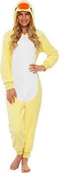 Funziez! Slim Fit Adult Onesie - Animal Costume - Plush Unisex Halloween One Piece Cosplay Suit for Women and Men