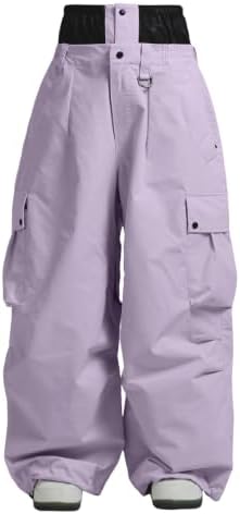 GSOU SNOW Women Men Baggy Snowboard Pants Ski Snow Pants Waterproof